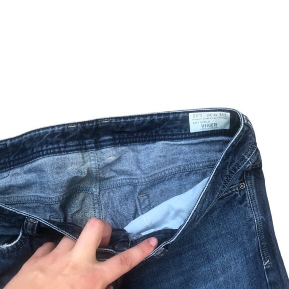 Vintage Diesel Jeans Size 36 VIKER Blue - Picture 2 of 6